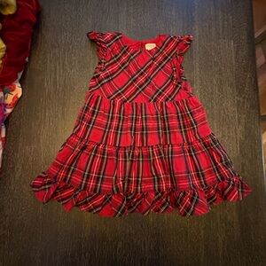 Crewcuts Vibrant Plaid Ruffle Dress